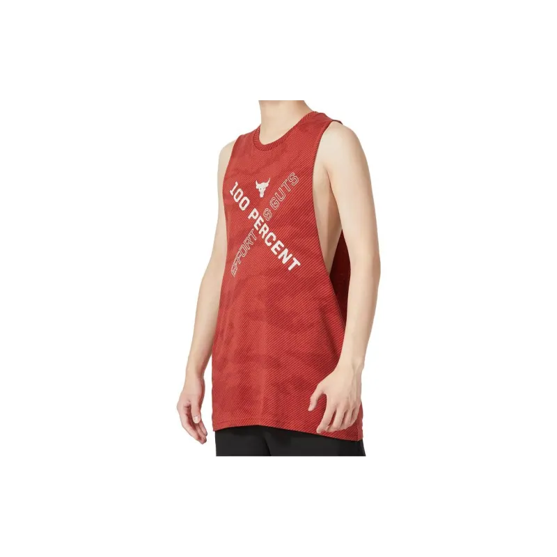 Under Armour Tank Tops Men's Red-4