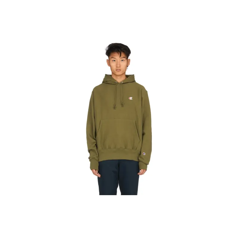 Champion Sweatshirt US Version Unisex Army Green-2