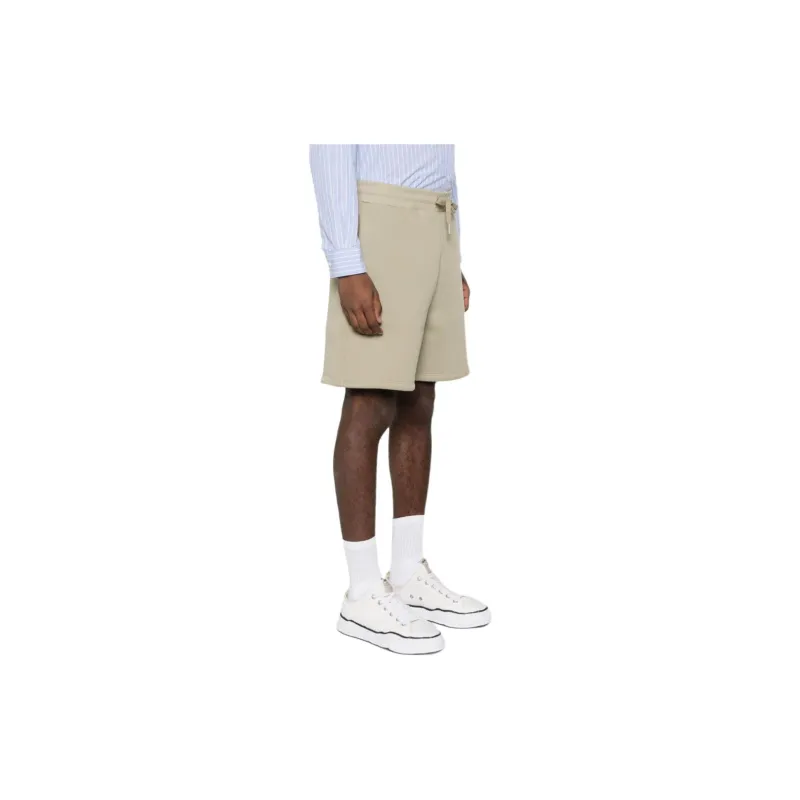 AMIPARIS Alexandre Mattiussi Logo Embroidered Drawstring Knitted Shorts-3