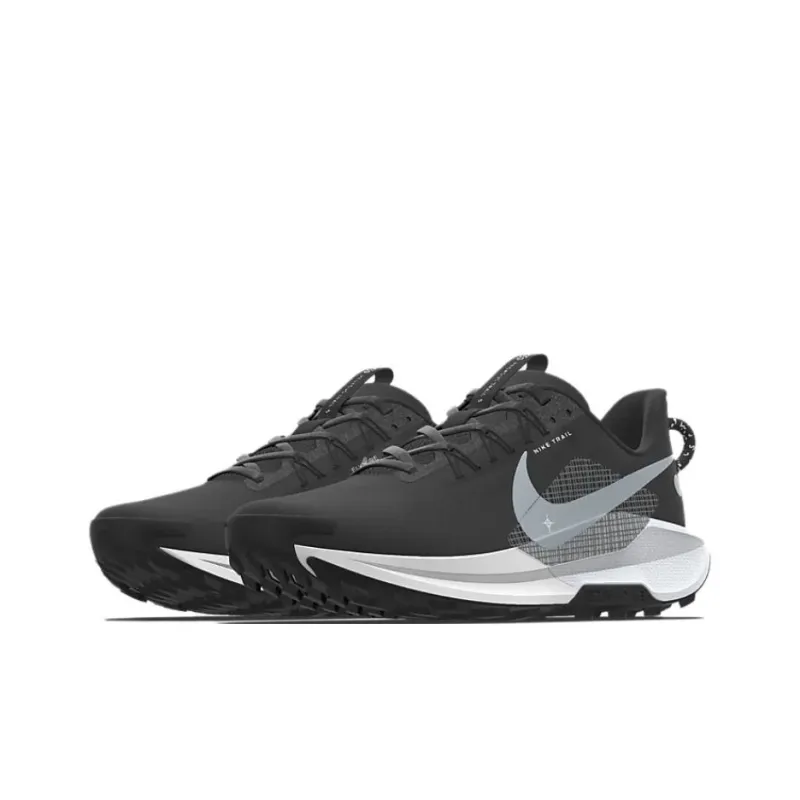 Nike Pegasus Trail 5 Anti Slip Wear Resistant Low Top Trail Running Shoes Unisex Black-2