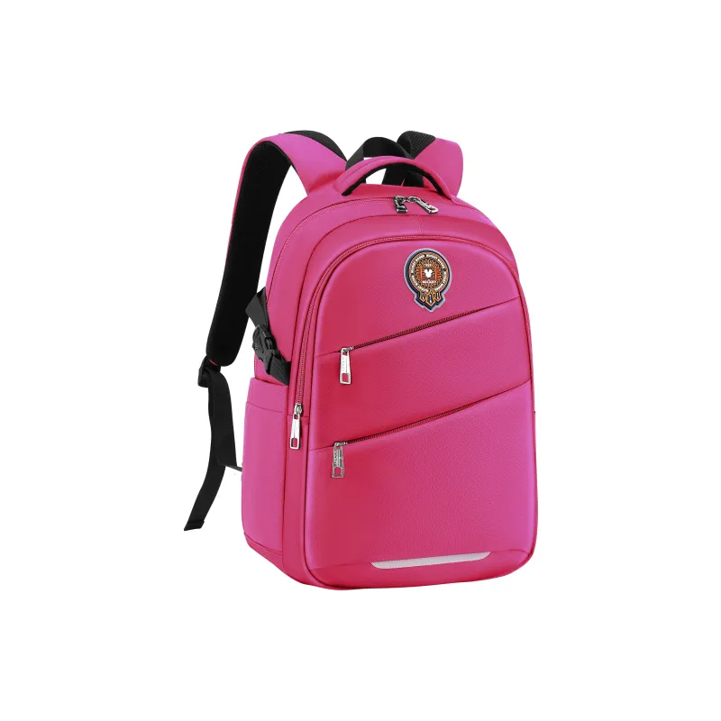 Disney Classic Polyester Backpack Regular Unisex Peacock Blue/Rose Red-5