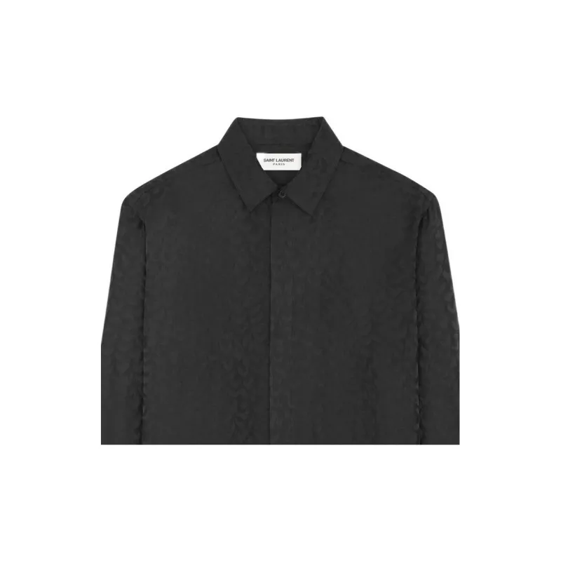 SAINT LAURENT SS22 Shirt Men's Black-4