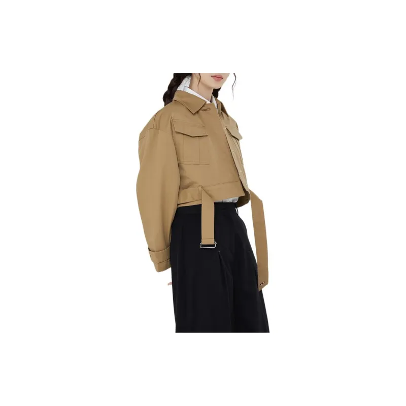 RMTCRW ROMANTIC CROWN Jackets Unisex Beige Yellow-4