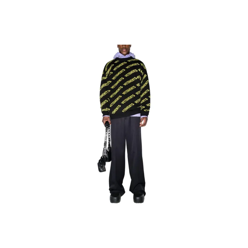Vetements Sweaters Men Black-1