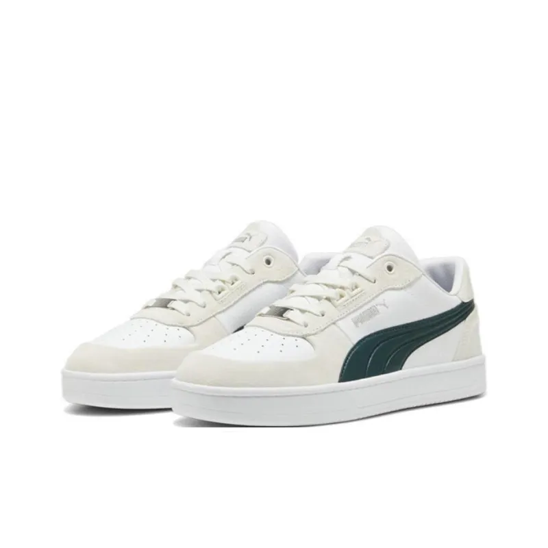 PUMA Caven Anti Slip Wear Resistant Low Top Skateboard Shoes Unisex Gray Green-2