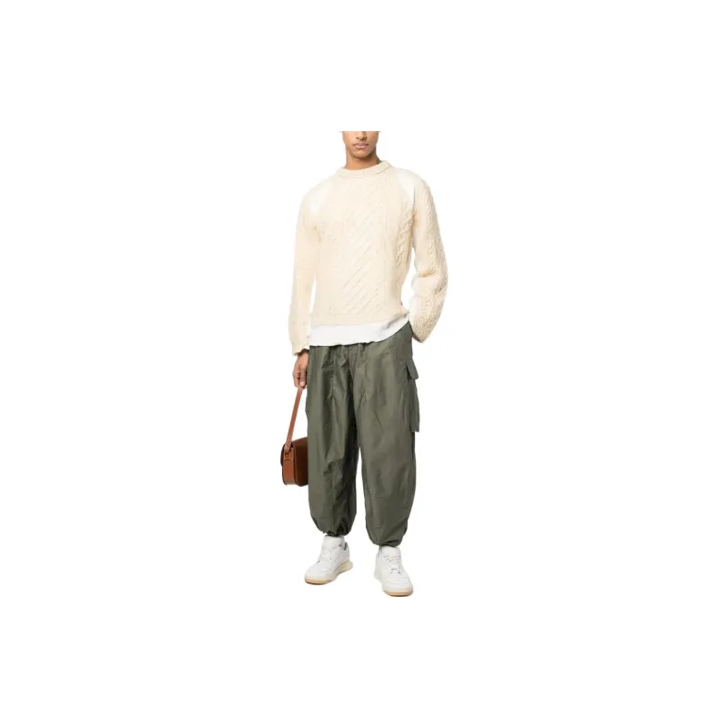 Needles Cargo Pants Men Green-1