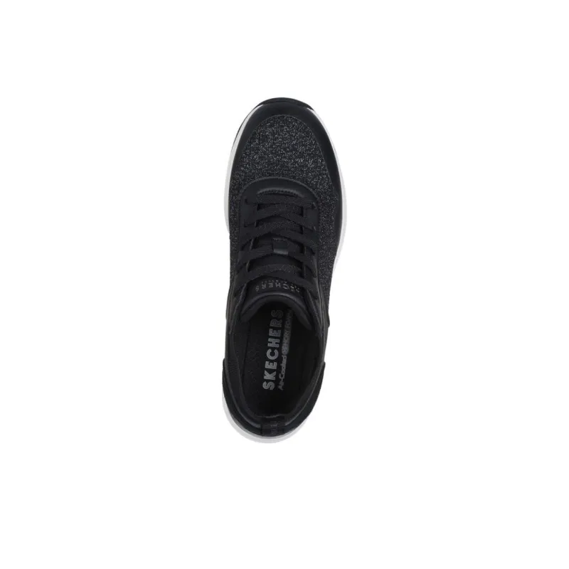 Skechers Billion Anti Slip Wear Resistant Low Top Casual Shoes Women's Black-3