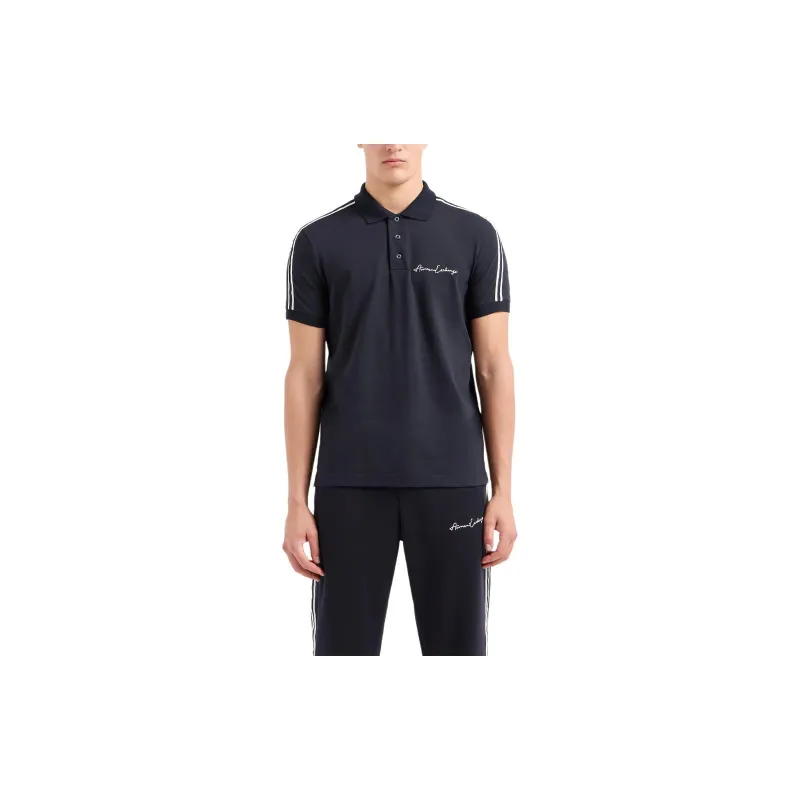 ARMANI EXCHANGE Logo embroidered Polo Shirt-2