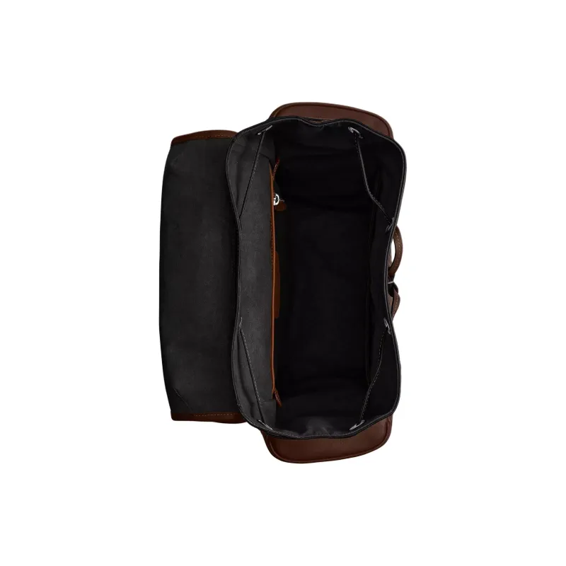 COACH Hitch Natural Grain Leather Backpack Tubas Men's Maple-3