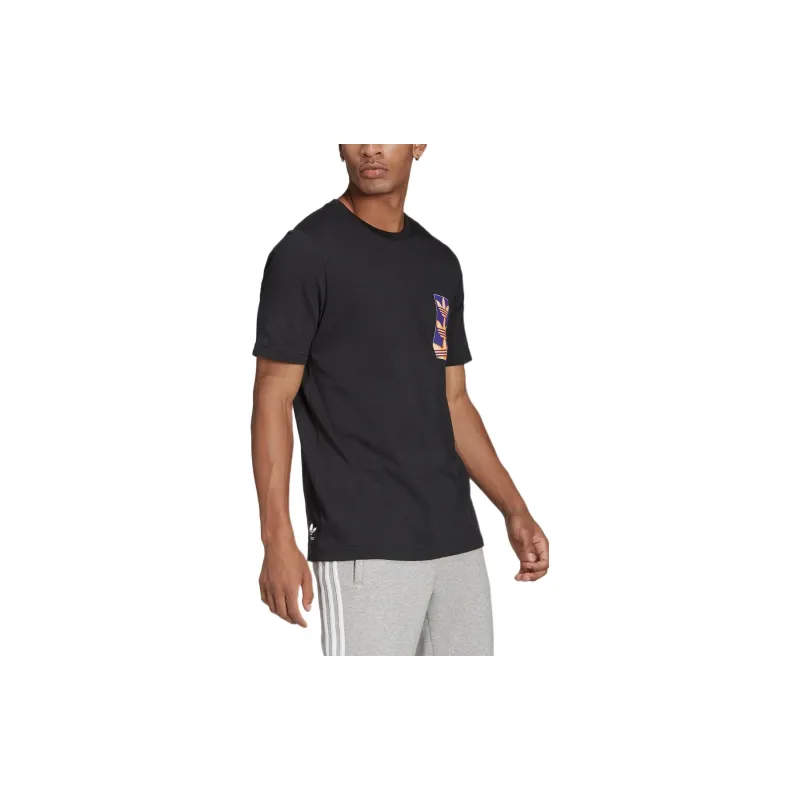 Adidas Originals GRAPHICS Y2K T Shirts Men Black-3