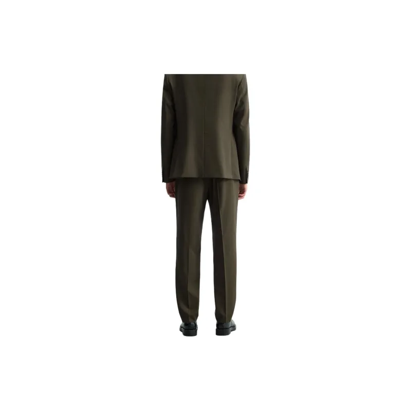 ZARA Suit Trouser Men Moss Green-3