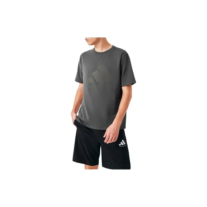 Adidas T-Shirts Men Dark Gray-3