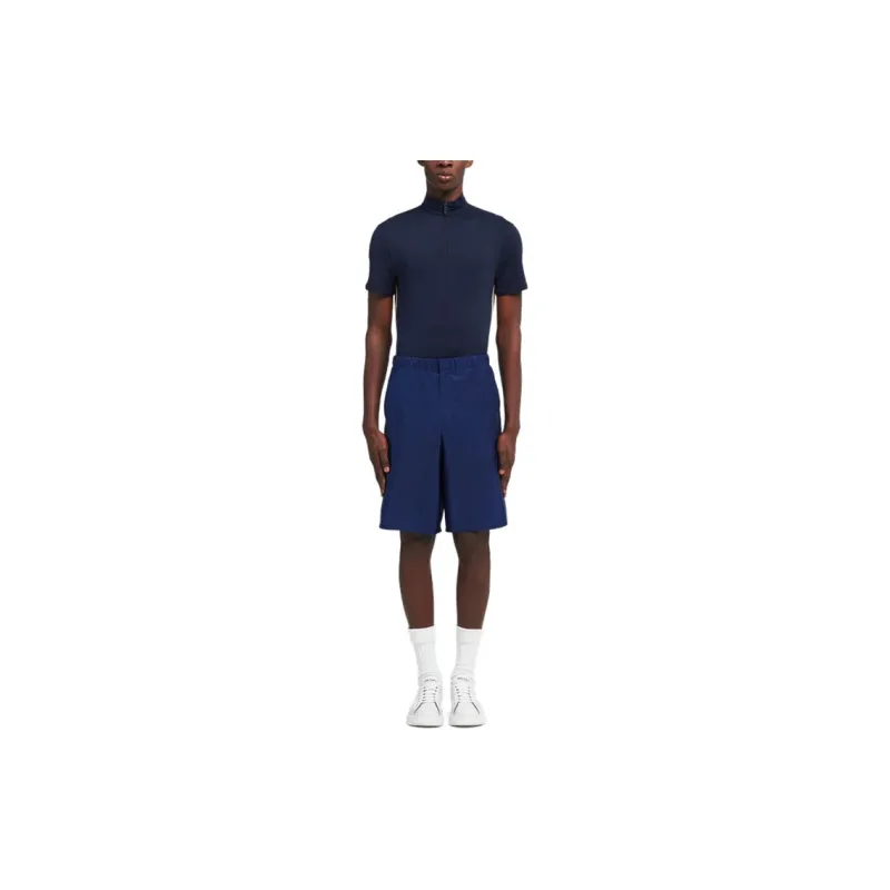PRADA Re Nylon Casual Shorts Men Blue-1