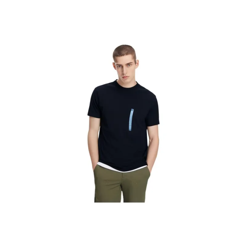 PRADA T-Shirts Men Navy Blue-5