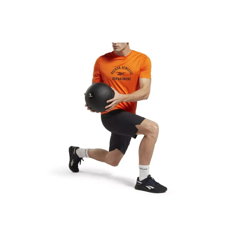 Reebok ID TRAIN GRAPHIC SS TEE T-Shirt Men's Orange-3
