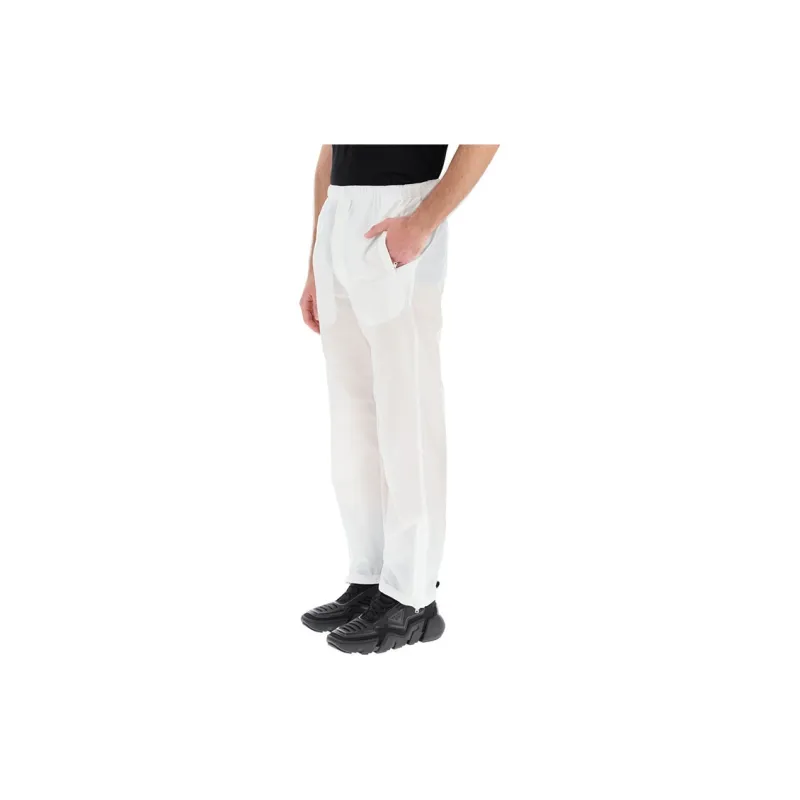 PRADA Knitted Sweatpants Men White-3