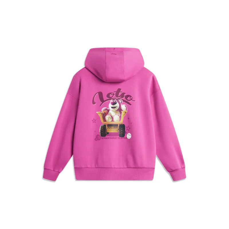 LiNing x Disney Sweatshirt Women's Rose Purple-1