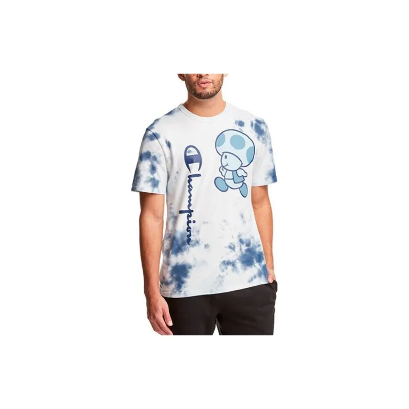 Champion x Super Mario Bros Straight T Shirt US Version Men's-2