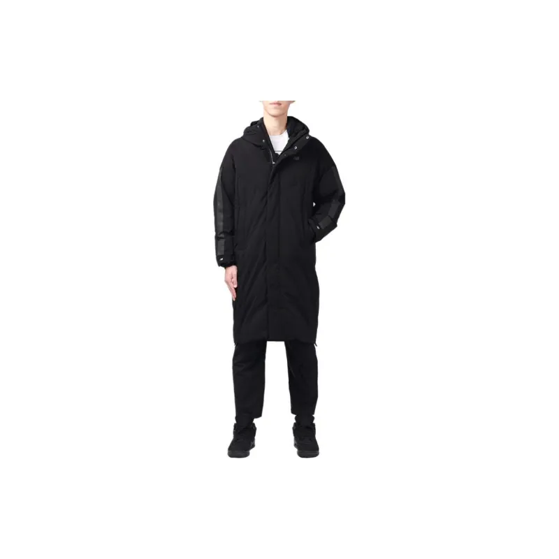 New Balance Parka Coats Men Black-5