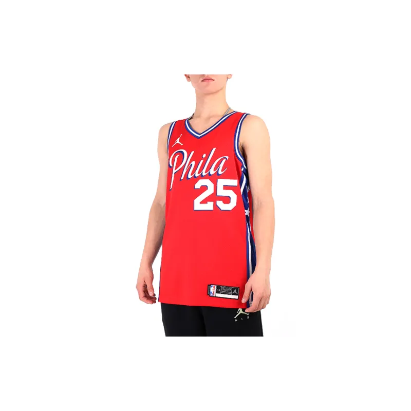 Jordan Basketball Jerseys Men University Red-4