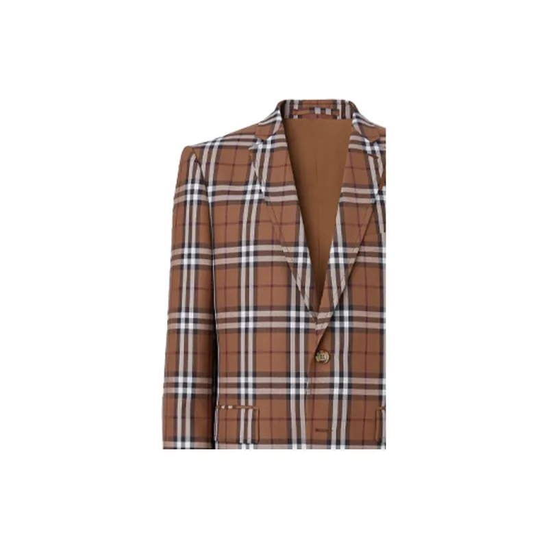Burberry Business Suits Coats Men's Dark Birch Brown-5