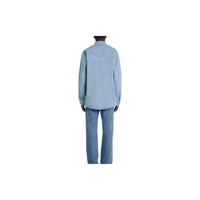 KENZO X Nigo Western Flower Limited Collection Shirt Men's Sky Blue-3