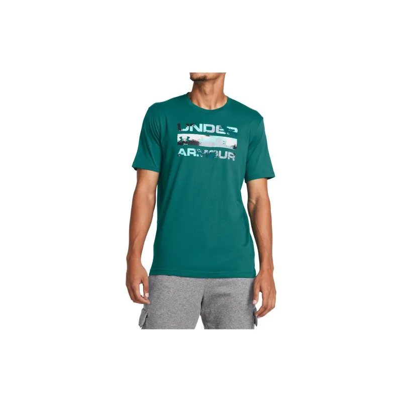 Under Armour T Shirt Men's Ocean Cyan-3