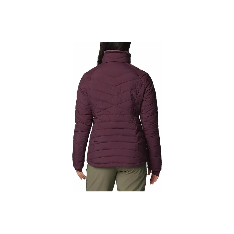 Columbia Joy Peak 2Omni-Heat Women'ss Maroon Full Zip Jacket Jackets Coats Women's Chestnut-1