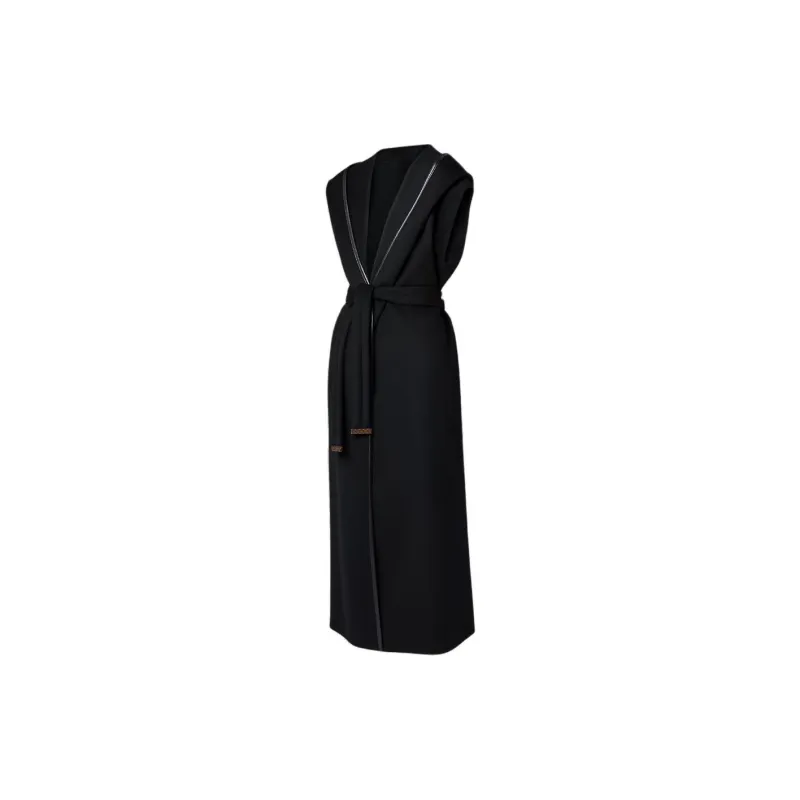 LOUIS VUITTON Coats Women's Black-2