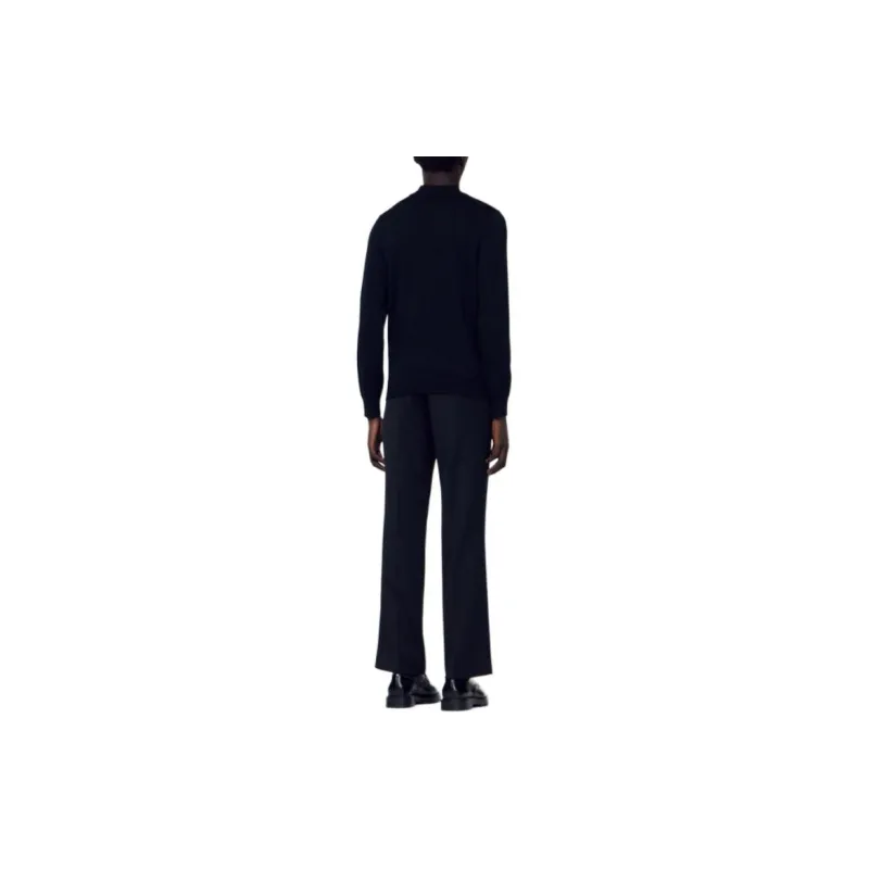 Sandro Sweaters Men Black-1