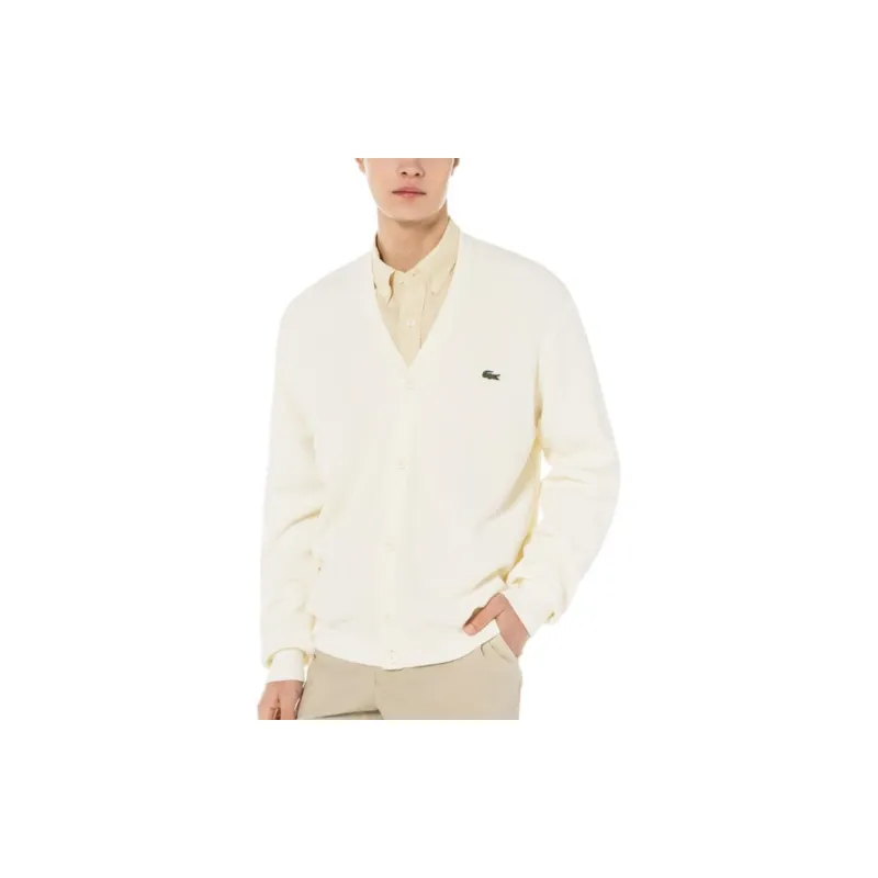 LACOSTE Knitwear Men White-2