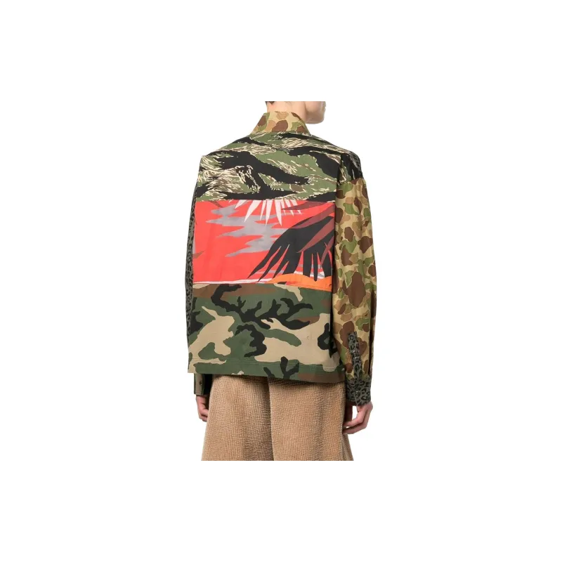 PALM ANGELS Jackets Men Camouflage-2