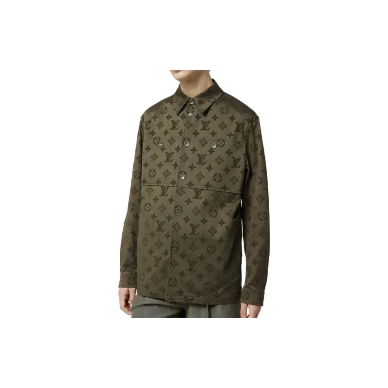 LOUIS VUITTON Monogram Cotton Overshirt-1