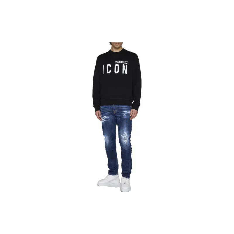 DSQUARED 2 Logo Patch Distressed Jeans-2