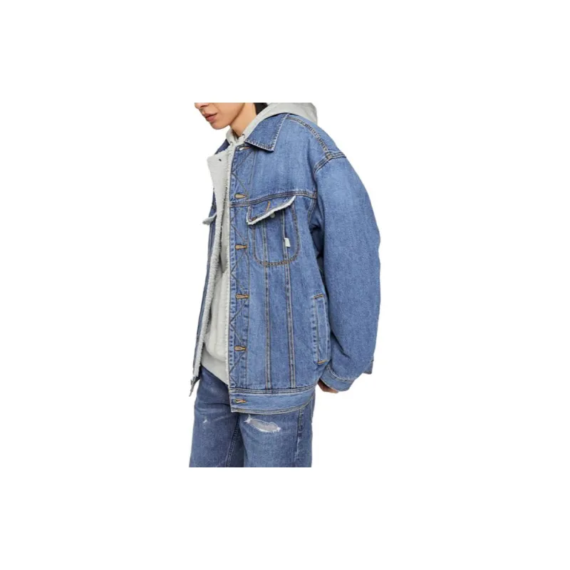Lee Puffer Jackets Men Medium Light Blue-2