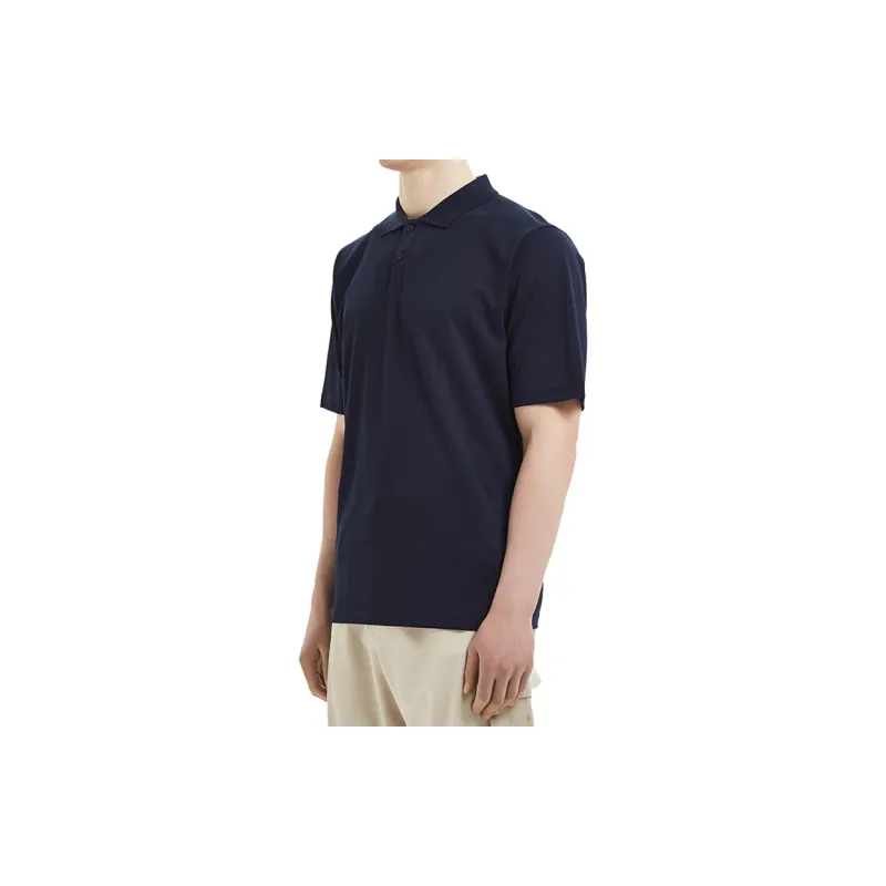 Y 3 Polo Shirts Men Navy Blue-4