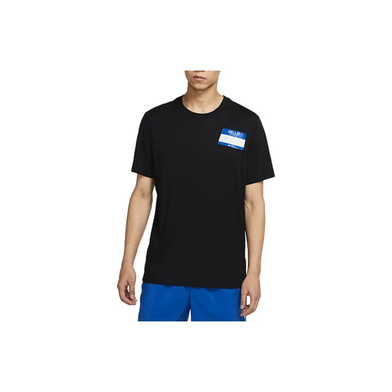 Nike Drop Shoulder Sleeve T-Shirt Men's Black-2