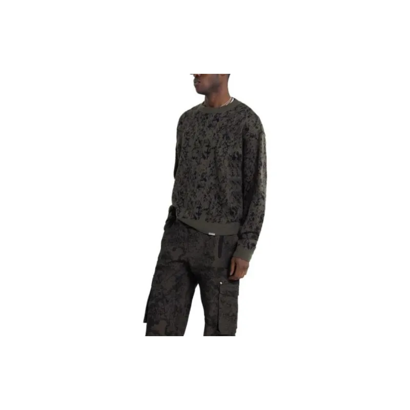 REPRESENT Contrasting trim Crew neck Jumper-3