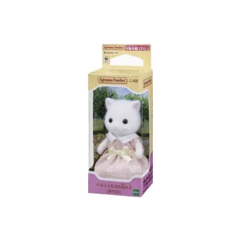 Sylvanian Families Persian Cat Sister Standing Treasure Dolls Plush Doll Small Size Tall