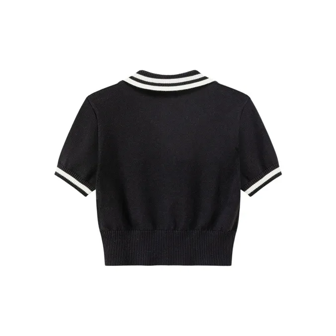 CHUU 2024 Fall New Arrival Knitwear Women's Black-1