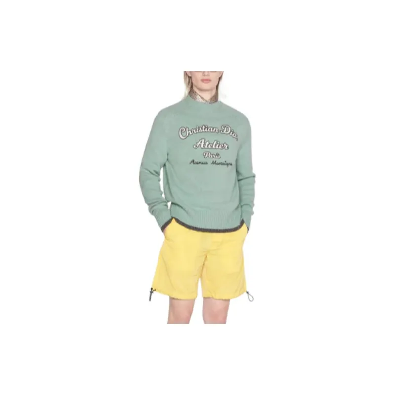 DIOR FW22 Sweater Men's Light Green-2