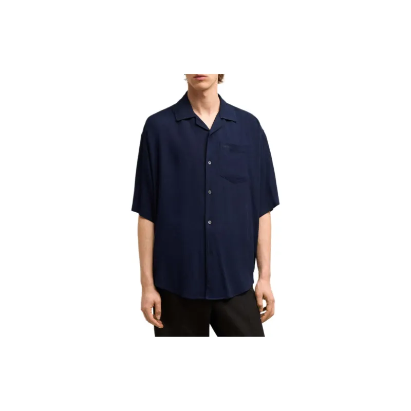 Ami Short Sleeve Boxy Shirt-1