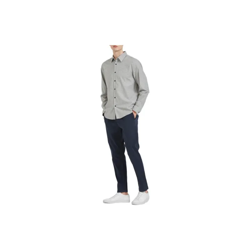 THEORY Casual Pants Men Light Gray-2