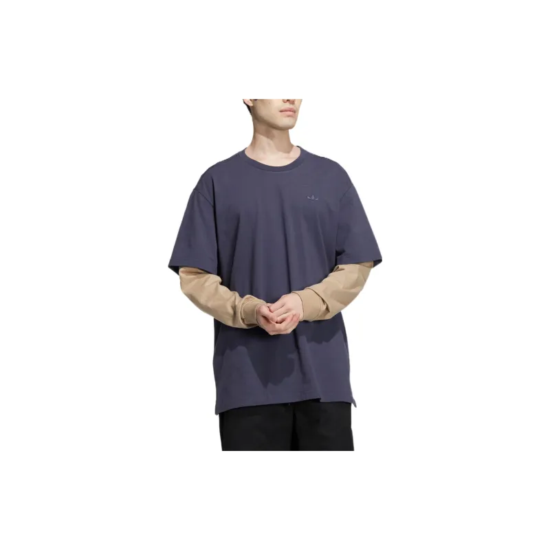 Adidas Originals x Charr T Shirt Unisex Navy Blue-1