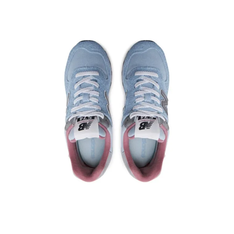New Balance 574 Light Blue Seude-4