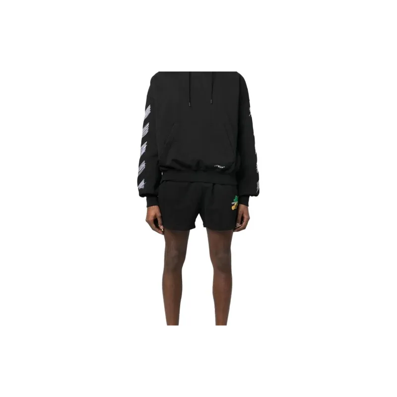 OFF WHITE Brush Arrow Summer Sweatshort-2