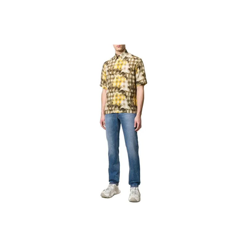 FENDI Shirts Men Yellow-1