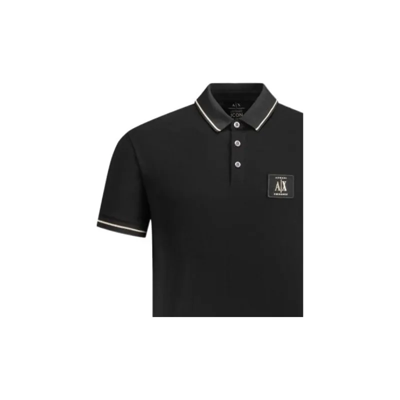 ARMANI EXCHANGE Logo patch Polo Shirt-3