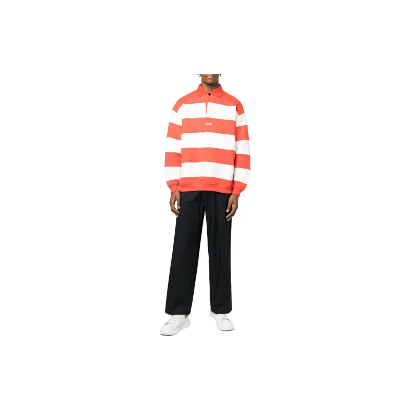 MSGM Polo Shirts Men Orange-2