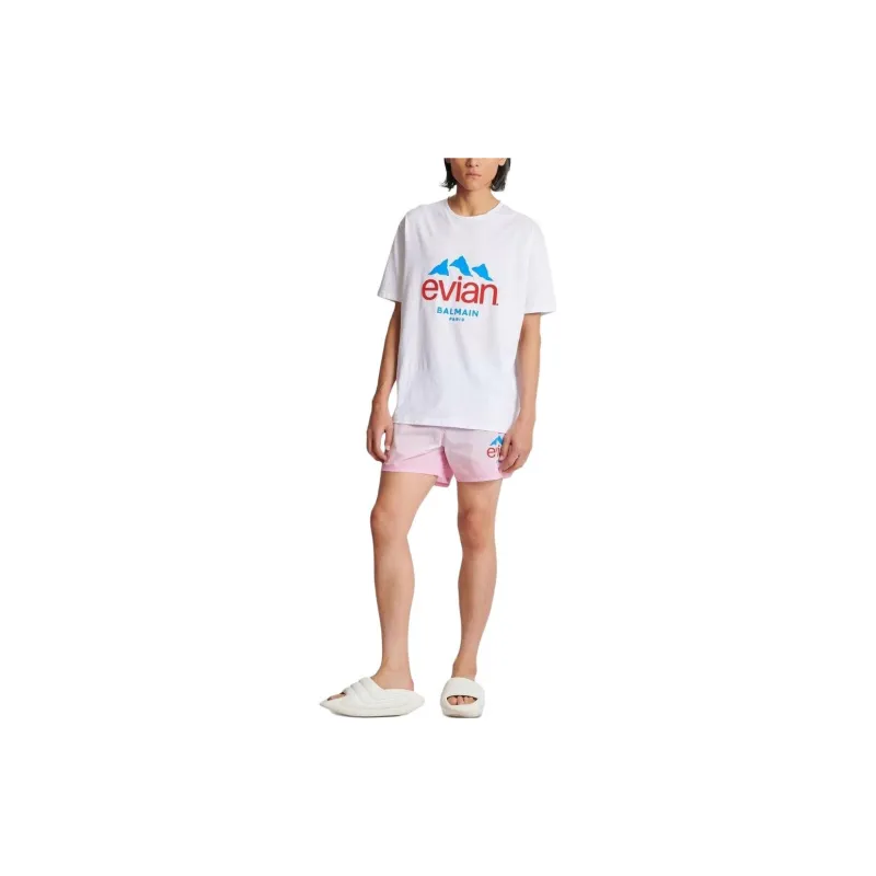 BALMAIN X Evian Logo T Shirt-1